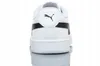 The back view of a white Puma sneaker with a black stripe and logo. Podgląd zdjęcia produktu