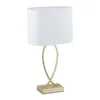 Lampe de table Relaxdays, lampe de chevet avec abat-jour en Voir les images du produit 1