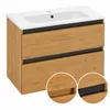 Waschtischunterschrank 60 cm mit Waschbecken 2 Schubladen Produktbild-Vorschau 10