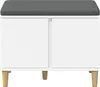 vidaXL Flurbank, wit, 60 x 38 x 46 cm, materiaal: houtvezel Productafbeelding-voorbeeld 6