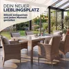 CASARIA® Polyrattan Gartenmöbel Set 7teilig Stühle Produktbild-Vorschau 6