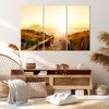 Bild auf Leinwand - Leinwandbild - Sonnenaufgang Welle Produktbild-Vorschau 7