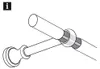 Łącznik Gardinia do karniszy Ø 28 mm biały 8,3 cm Podgląd zdjęcia produktu 2