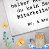 Mr. & Mrs. Panda Handtuch Security Mitarbeiter Herz - Weiß Produktbild-Vorschau 3