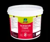 A white plastic tub with a red and green label, containing horse supplement, is shown against a black background. Produktbild-Vorschau
