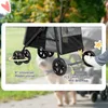 PawHut hondenwagen, hondenbuggy met kussen, inklapbare Productafbeelding-voorbeeld 6