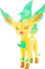 A yellow and green toy figure of the Pokemon Leafeon standing on a white background. Anteprima dell’immagine prodotto