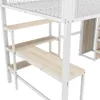 MODFU Hochbett 140x200cm mit Rausfallschutz, Kinderbett mit Produktbild-Vorschau 6