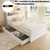 Letto per bambini Flieks, 90x190 cm, con 2 cassetti, letto Anteprima dell’immagine prodotto 5