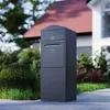 LOGIXBOX Frontbox Paketbox mit Postfach Graphitgrau – Produktbild-Vorschau 5