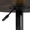 Yaheetech Bartisch, rund, Rostbraun, Ø 60 cm, Produktbild-Vorschau 7