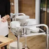 Vozík s 2 policemi z nerezové oceli Náhled obrázku produktu 8