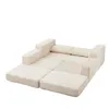 Corduroy-2-in-1-Schlafsofa,mit zwei Kissen, klassischen Produktbild-Vorschau 17