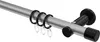 Interdeco Gardinenstange / Vorhangstange Silbergrau / Produktbild-Vorschau 1