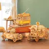 Rolife Puzzle 3D en bois Tram / Tramway Voir les images du produit 23