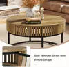 Tribesigns 80 cm Runder Couchtisch, Farmhouse Circle Produktbild-Vorschau 7