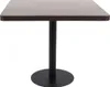 vidaXL Bistrotisch Dunkelbraun 80x80 cm MDF Produktbild-Vorschau 1