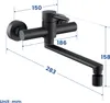 CECIPA Küche Wasserhahn,  Wandmontage-Küchenarmatur mit 2 Produktbild-Vorschau 14