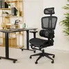 di volio ergonomické kreslo Romalo – Čierne Náhľad obrázku produktu 17