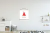 MuchoWow® Textilposter Winter - Nikolausmütze - Zitat 60x60 Produktbild-Vorschau 2