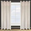 EUROFIRANY | Vorhang - 140 x 250 cm - Cremefarbene Gardinen Produktbild-Vorschau 1