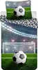 Baumwollbettwäsche 100x135 + 40x60 Fußball Produktbild-Vorschau 1