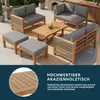 Flieks Gartenmöbel-Set 6-tlg., Gartensofa mit Hocker und Produktbild-Vorschau 6