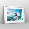 Gerahmtes Poster - Weißer Rahmen - Surfen Surfer Ozean Produktbild-Vorschau 8