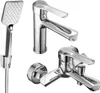 Mexen Sabre R62 Badewannenset, Chrom - 72103R62-00 Produktbild-Vorschau 1