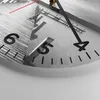 Wanduhr - Rund - Glasuhr - Brücke Frieden Wasser - 30x30cm Produktbild-Vorschau 5