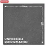 A square gray mat with dimensions indicated. Anteprima dell’immagine prodotto