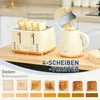 HOMCOM Wasserkocher-Toaster-Set mit 1,7 L Wasserkocher, 4 Produktbild-Vorschau 5
