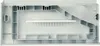 A white plastic component, likely a part of a washing machine or dryer, viewed from the top. Produktbild-Vorschau
