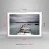 Gerahmtes Poster - Weißer Rahmen - Brücke See - 70x50 cm - Produktbild-Vorschau 5