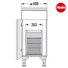 Hailo Mülleimer Küche Einbau ab 40cm Schrank 2x 13 L Produktbild-Vorschau 12