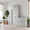 Schließbarer Aktenschrank JAN H D600 900 x 1950 x 600 mm Produktbild-Vorschau 3