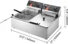 VEVOR wunicorn Fritteuse 295 x 235 x 150 mm Commercial Produktbild-Vorschau 17