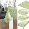 Tischdecke Wachstuch Blumen Grün Robust Wasserabweisend Produktbild-Vorschau 6