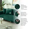 Elastischer Velours-Bezug für 3-Sitzer Sofa, Couch oder Produktbild-Vorschau 7