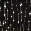 LED vánoční drop řetěz – záclona, 1,7x1,5 m, venkovní i vnitřní, teplá bílá, programy Náhled obrázku produktu
