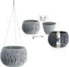 Obal na květináč SANDY BOWL WS 3v1 závěsný matný d29x20cm Náhled obrázku produktu 3