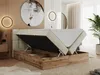 MKS MEBLE Boxspringbett 200x200 mit Bettkasten Eiche, Produktbild-Vorschau 3