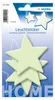A package of luminous star stickers on a blue and white background. Podgląd zdjęcia produktu
