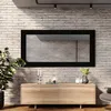 200x100 Rechteckig Rustikale Wandspiegel mit Rahmen Produktbild-Vorschau 3