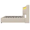 Lit rembourré Flieks 140 x 200 cm avec ports USB et Type-C, Voir les images du produit 9
