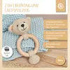 Bieco Greifling Baby Rassel | Ø 8cm, Länge 14cm | Niedliche Produktbild-Vorschau 1
