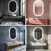 Spiegel mit Beleuchtung 60x130 cm Bianca - Vertikal Oval Produktbild-Vorschau 8
