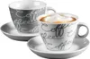 Flirt by R&B CORNELLO, 0,18 l, Grau, Porzellan, Cappuccino, Produktbild-Vorschau 3