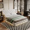 Letto imbottito INONEFT 160x200 cm con LED, letto con Anteprima dell’immagine prodotto 6
