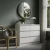 Kommode mit 6 Schubladen 100x78 cm Kommode weiß Holz Produktbild-Vorschau 1